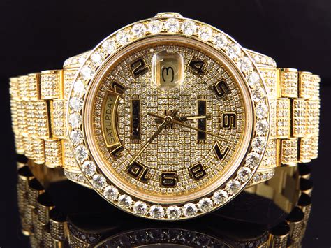 rolex mens watch with diamonds|Rolex full diamond price.